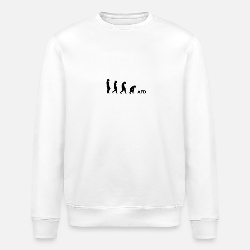 Degeneration bringt AFD - Stanley/Stella Unisex Bio-Sweatshirt ROLLER - Weiß