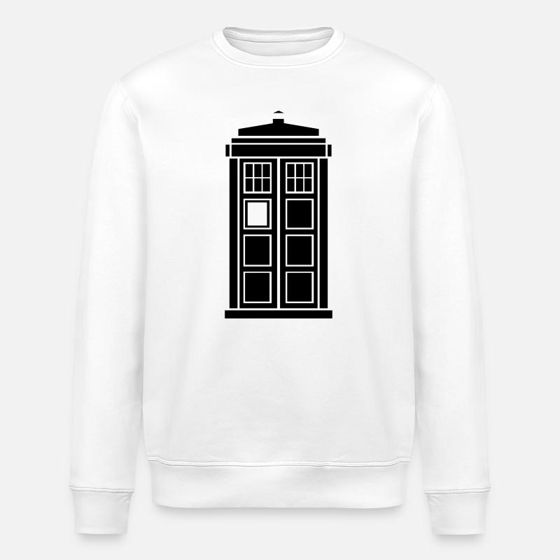 Tardis - Stanley/Stella Unisex Bio-Sweatshirt ROLLER - Weiß
