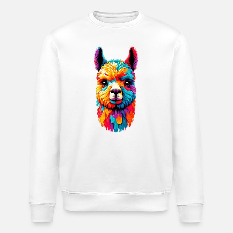 Alpaka - Stanley/Stella Unisex Bio-Sweatshirt ROLLER - Weiß