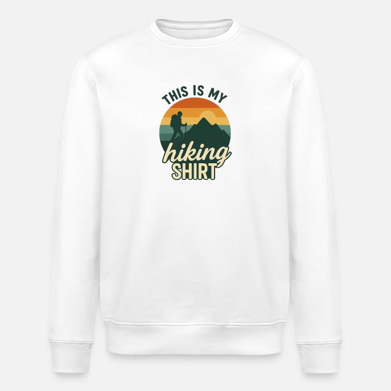 Das ist mein Wanderhemd - Stanley/Stella Unisex Bio-Sweatshirt ROLLER - Weiß