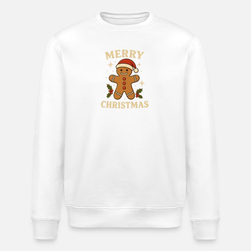 Joyeux Noël - Sweat bio ROLLER Stanley/Stella Unisexe - blanc