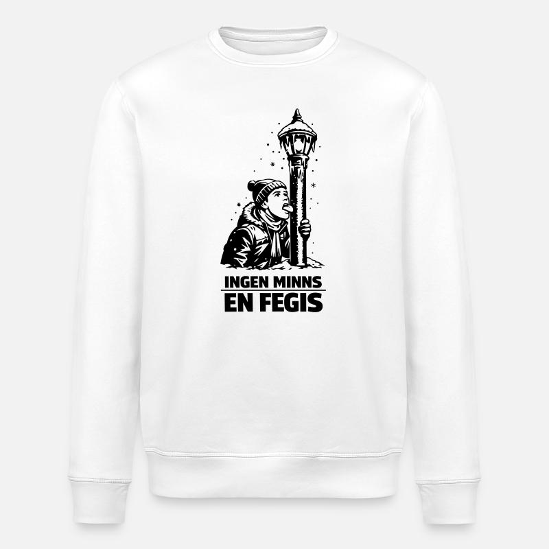 Lâche lèche la barre - Sweat bio ROLLER Stanley/Stella Unisexe - blanc