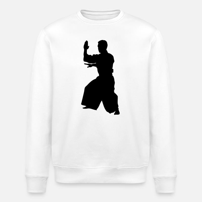 Aikido - Stanley/Stella ROLLER Unisex Organic Sweatshirt - white