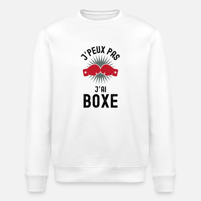 Sport boxe 2 - Sweat bio ROLLER Stanley/Stella Unisexe - blanc