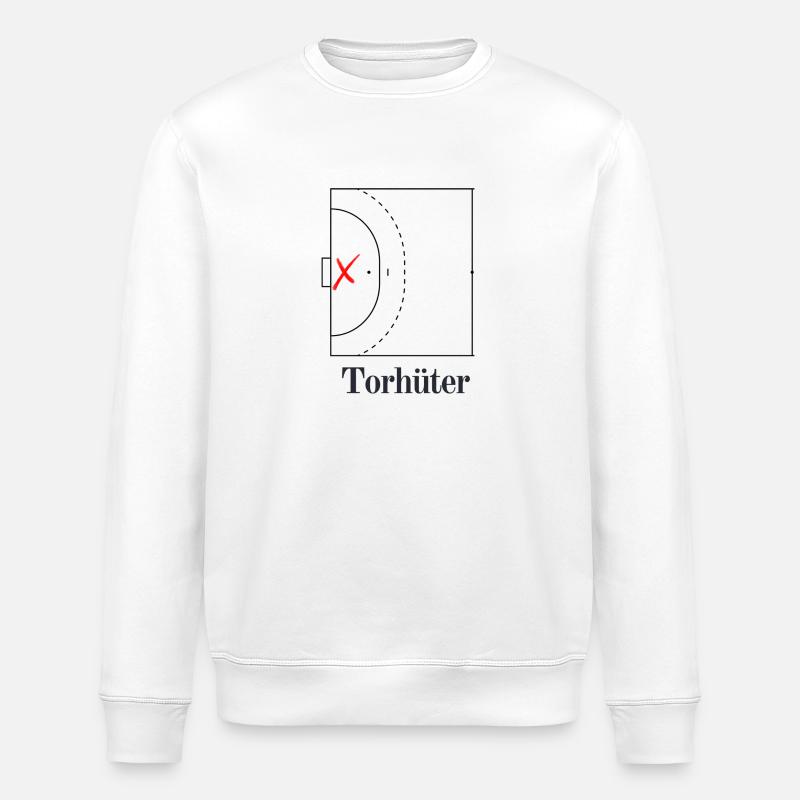 Handball - Torhüter - Stanley/Stella Unisex Bio-Sweatshirt ROLLER - Weiß
