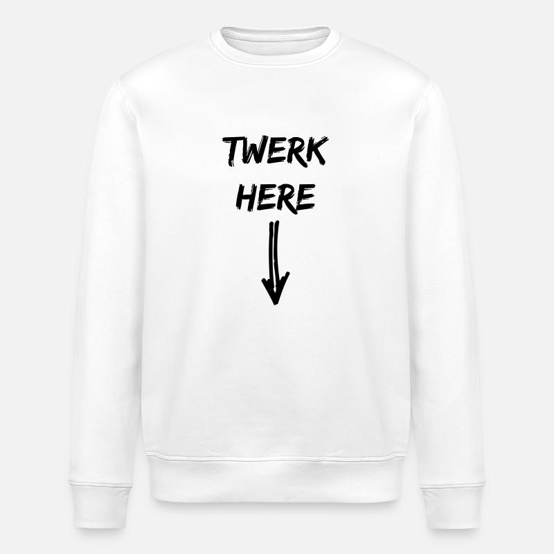 twerk - Sweat bio ROLLER Stanley/Stella Unisexe - blanc