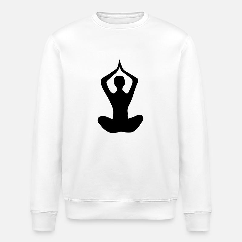Yoga - Stanley/Stella Unisex Bio-Sweatshirt ROLLER - Weiß