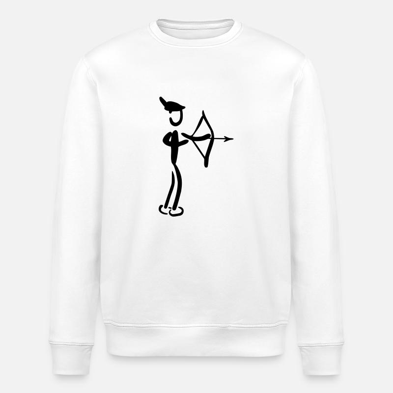 Robin à capuche - Sweat bio ROLLER Stanley/Stella Unisexe - blanc