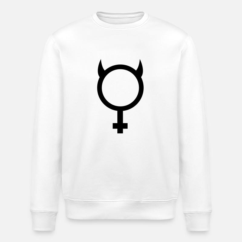 diable - Sweat bio ROLLER Stanley/Stella Unisexe - blanc