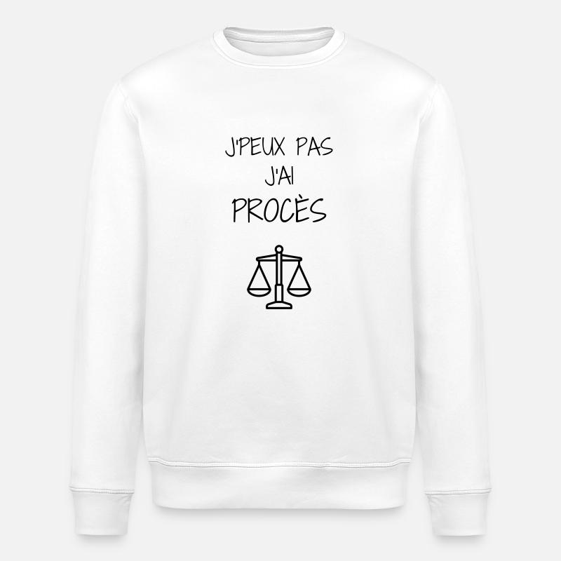 avocat / avocate / justice / loi - Sweat bio ROLLER Stanley/Stella Unisexe - blanc