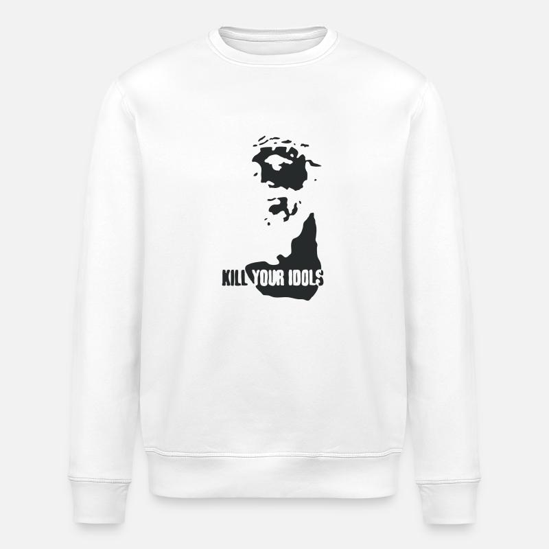 Kill your idols - Stanley/Stella ROLLER Unisex Organic Sweatshirt - white