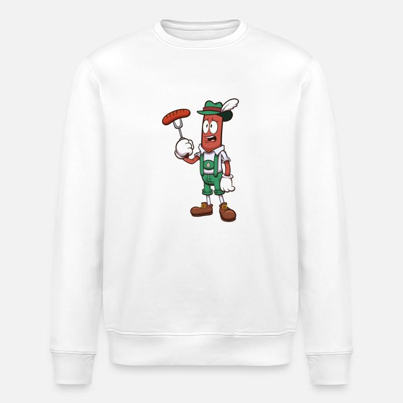 Saucisse Triste Octoberfest - Sweat bio ROLLER Stanley/Stella Unisexe - blanc