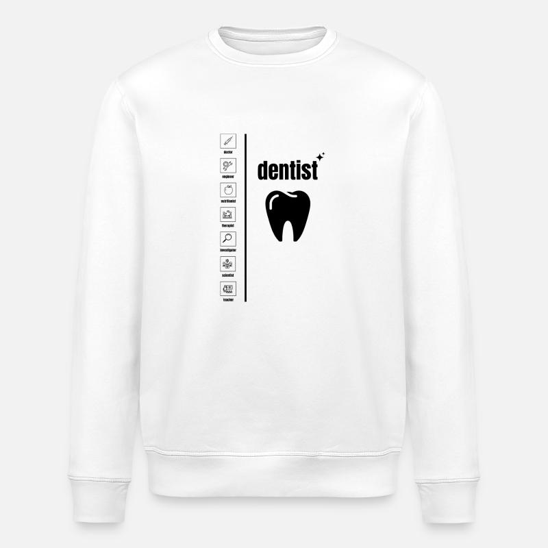 Définition dentiste - Sweat bio ROLLER Stanley/Stella Unisexe - blanc