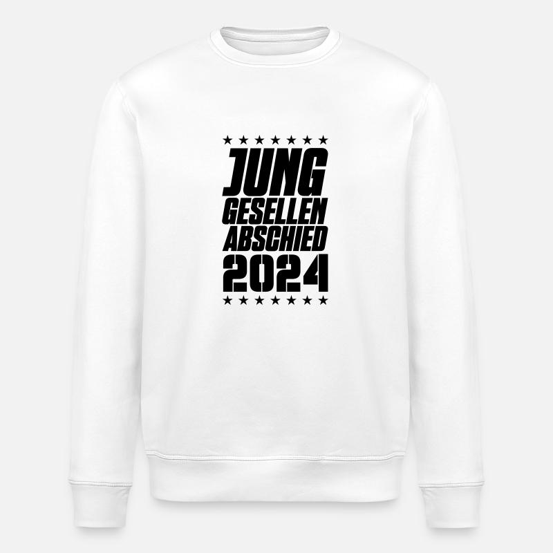 Bachelor Party - Stanley/Stella ROLLER Unisex Organic Sweatshirt - white