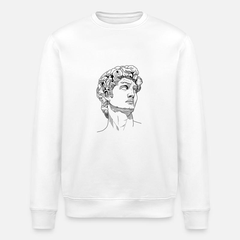 Statue - Sweat bio ROLLER Stanley/Stella Unisexe - blanc