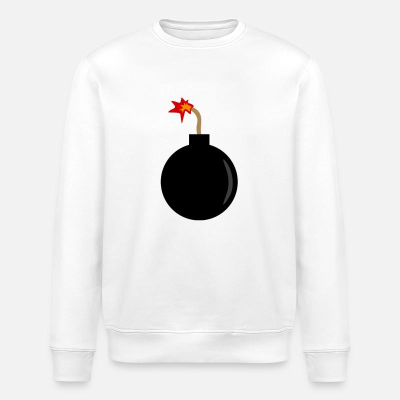 Bombe qui explose - Sweat bio ROLLER Stanley/Stella Unisexe - blanc