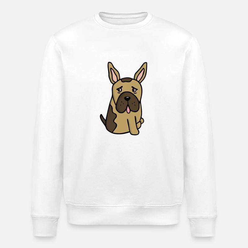 Français Buldog - bouledogue français - Sweat bio ROLLER Stanley/Stella Unisexe - blanc