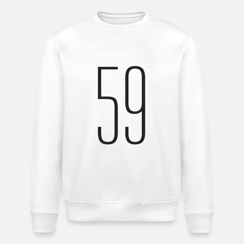 59 - Stanley/Stella ROLLER Unisex Organic Sweatshirt - white