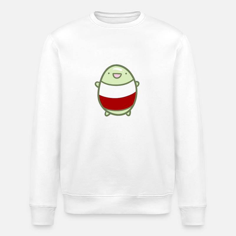 Süße Bohne - Polen - Stanley/Stella Unisex Bio-Sweatshirt ROLLER - Weiß