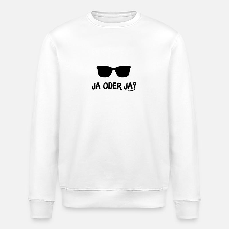 Ja oder Ja? - Stanley/Stella Unisex Bio-Sweatshirt ROLLER - Weiß