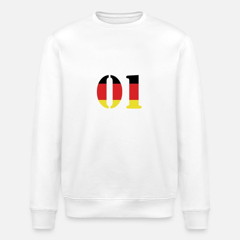 1 Numéro Jersey Allemagne - Sweat bio ROLLER Stanley/Stella Unisexe - blanc