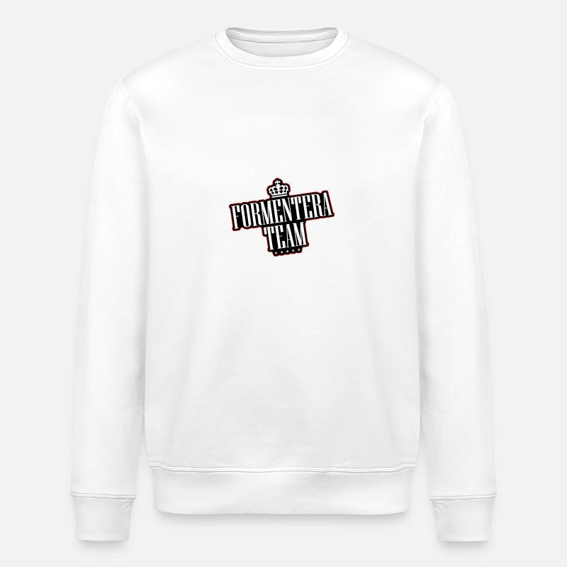 Formentera Team - Stanley/Stella Unisex Bio-Sweatshirt ROLLER - Weiß