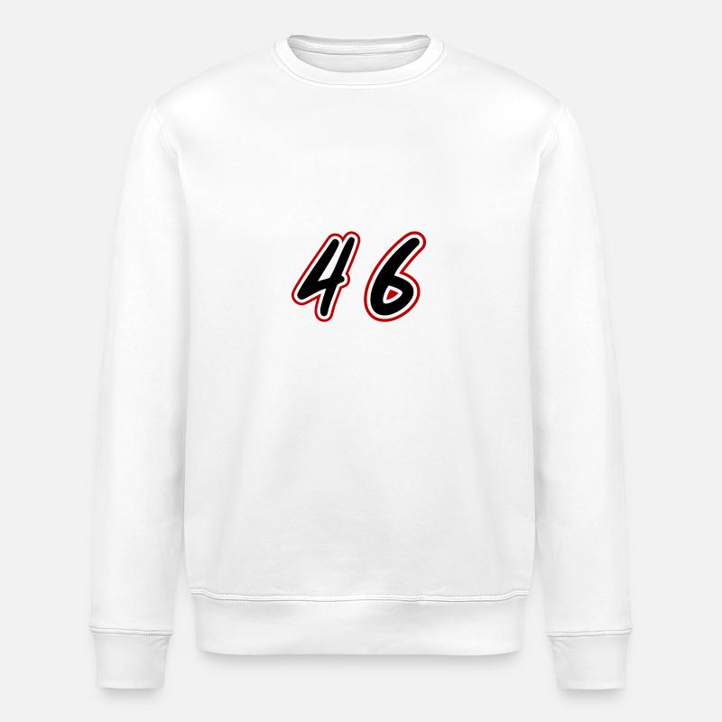 46 Symbole numérique - Sweat bio ROLLER Stanley/Stella Unisexe - blanc