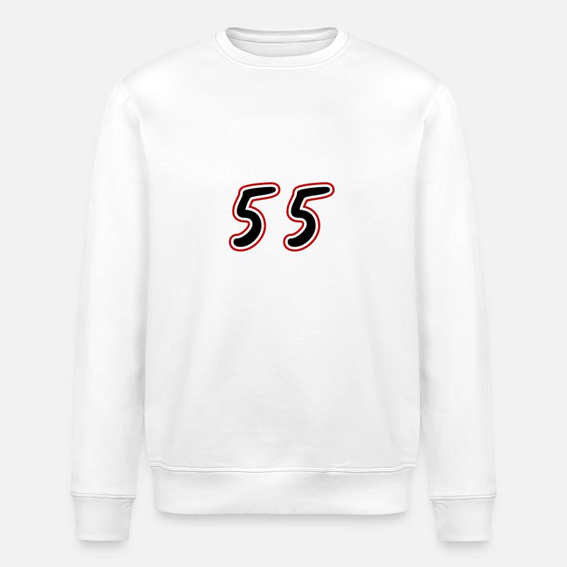 Symbole numérique 55 - Sweat bio ROLLER Stanley/Stella Unisexe - blanc