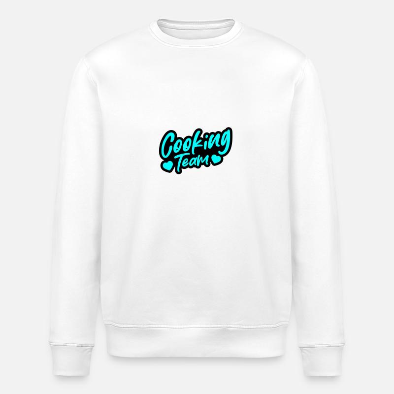 Cooking Team - Stanley/Stella ROLLER Unisex Organic Sweatshirt - white