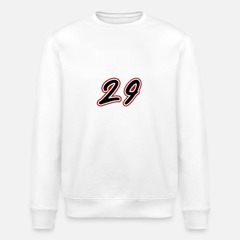 29 Number symbol - Stanley/Stella ROLLER Unisex Organic Sweatshirt - white