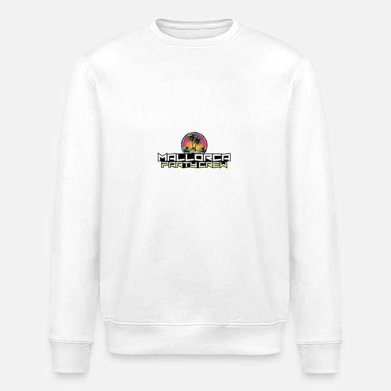 Mallorca Party Crew Holidays - Stanley/Stella ROLLER Unisex Organic Sweatshirt - white