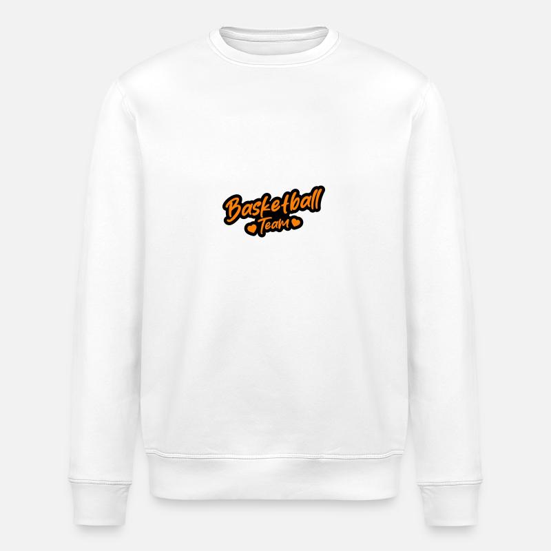 Basketball Team - Stanley/Stella Unisex Bio-Sweatshirt ROLLER - Weiß