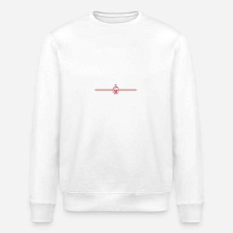 Logo du casque Spartan - Sweat bio ROLLER Stanley/Stella Unisexe - blanc