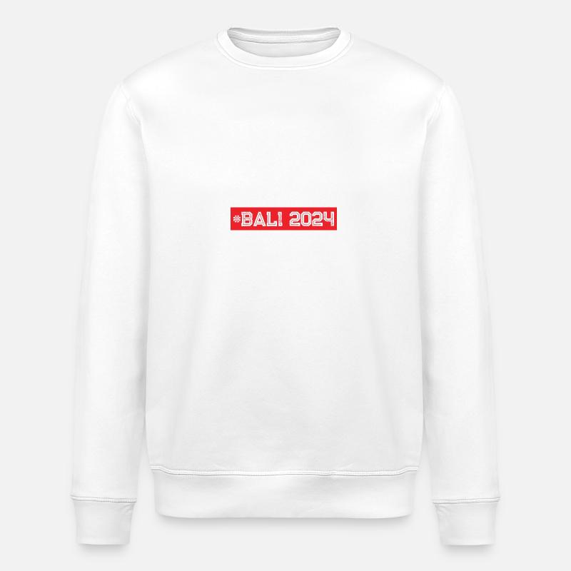Bali 2024 - Stanley/Stella ROLLER Unisex Organic Sweatshirt - white