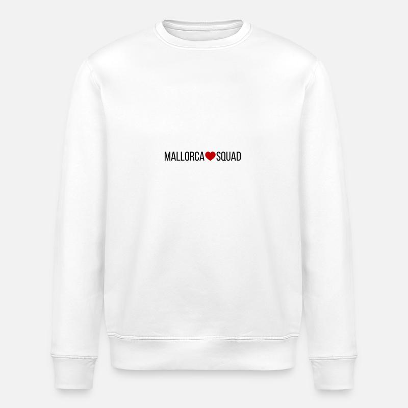 Mallorca Squad Heart - Sweat bio ROLLER Stanley/Stella Unisexe - blanc