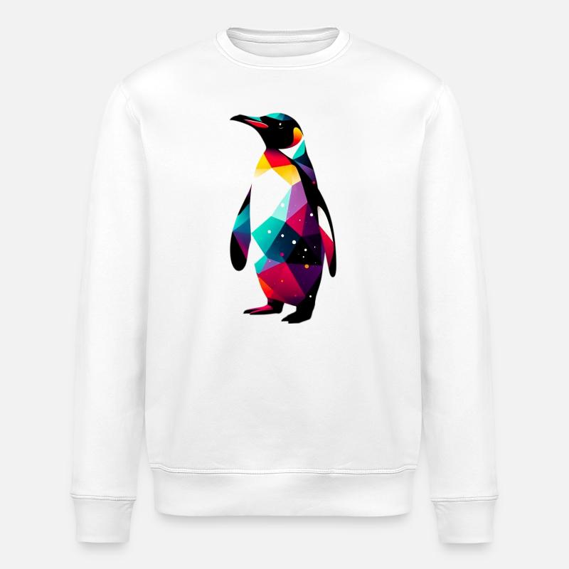 Penguin - Stanley/Stella ROLLER Unisex Organic Sweatshirt - white