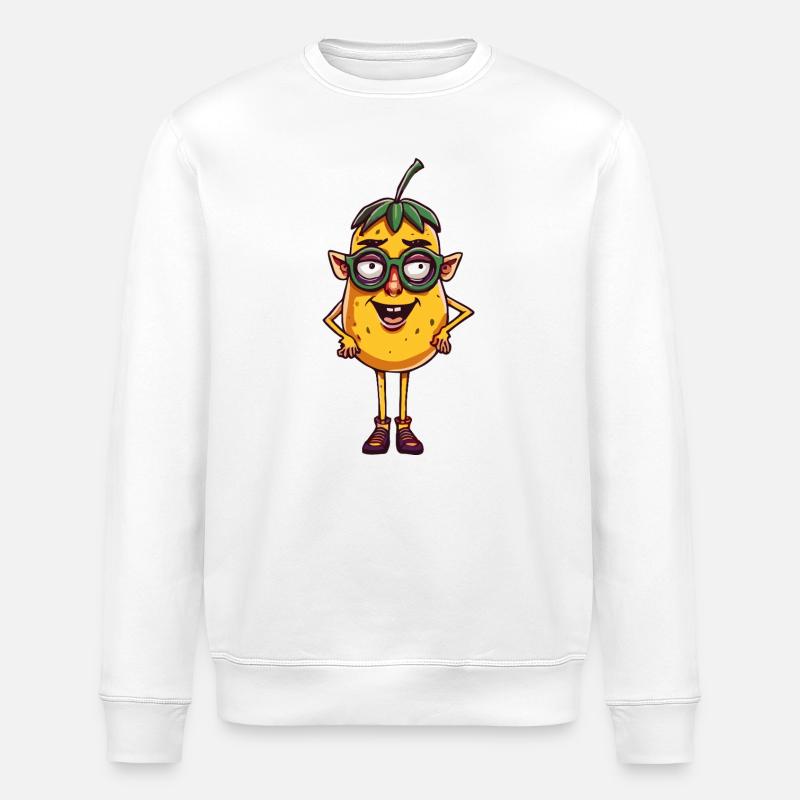 fruit - Sweat bio ROLLER Stanley/Stella Unisexe - blanc