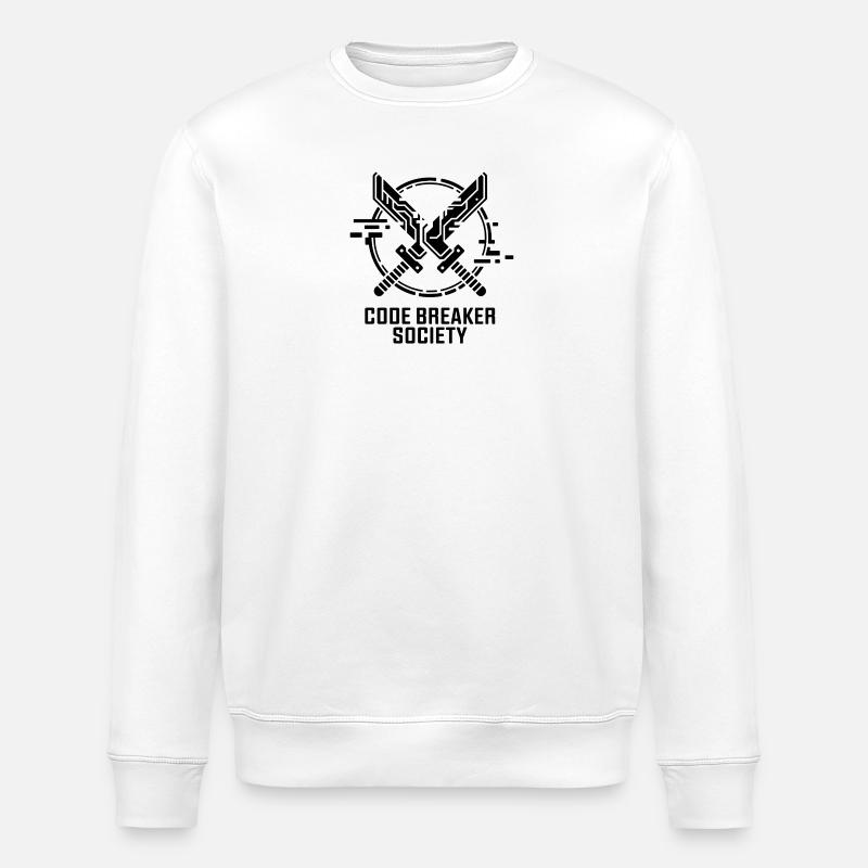 Société des Décodeurs - Stanley/Stella Unisex Bio-Sweatshirt ROLLER - Weiß