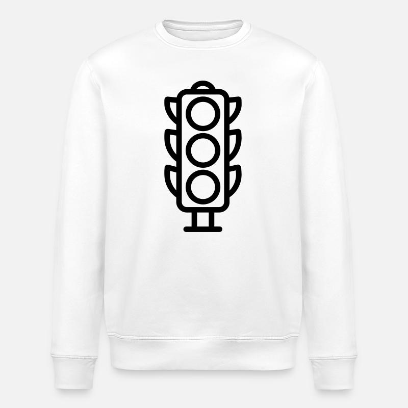 Feuer - Stanley/Stella Unisex Bio-Sweatshirt ROLLER - Weiß