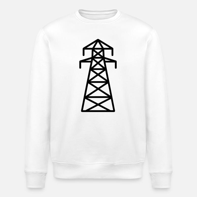 Strommast - Stanley/Stella Unisex Bio-Sweatshirt ROLLER - Weiß