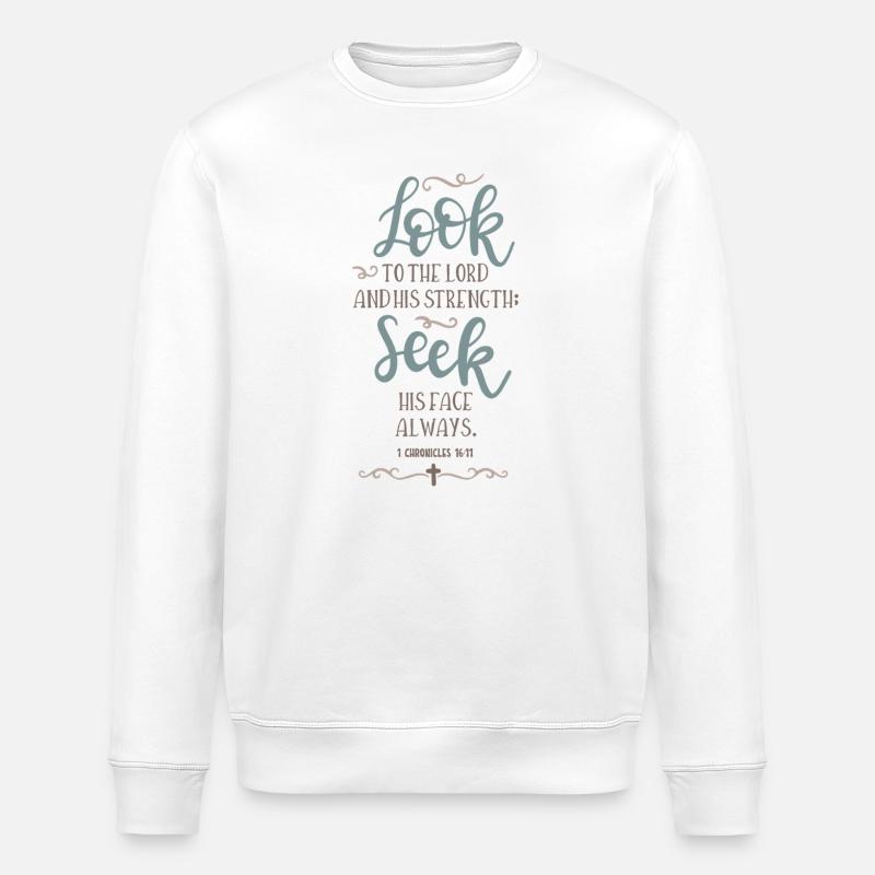 Cherche sa force - Sweat bio ROLLER Stanley/Stella Unisexe - blanc