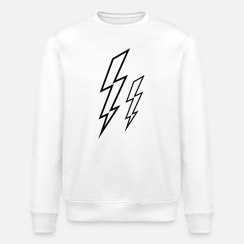 Clignote - Sweat bio ROLLER Stanley/Stella Unisexe - blanc