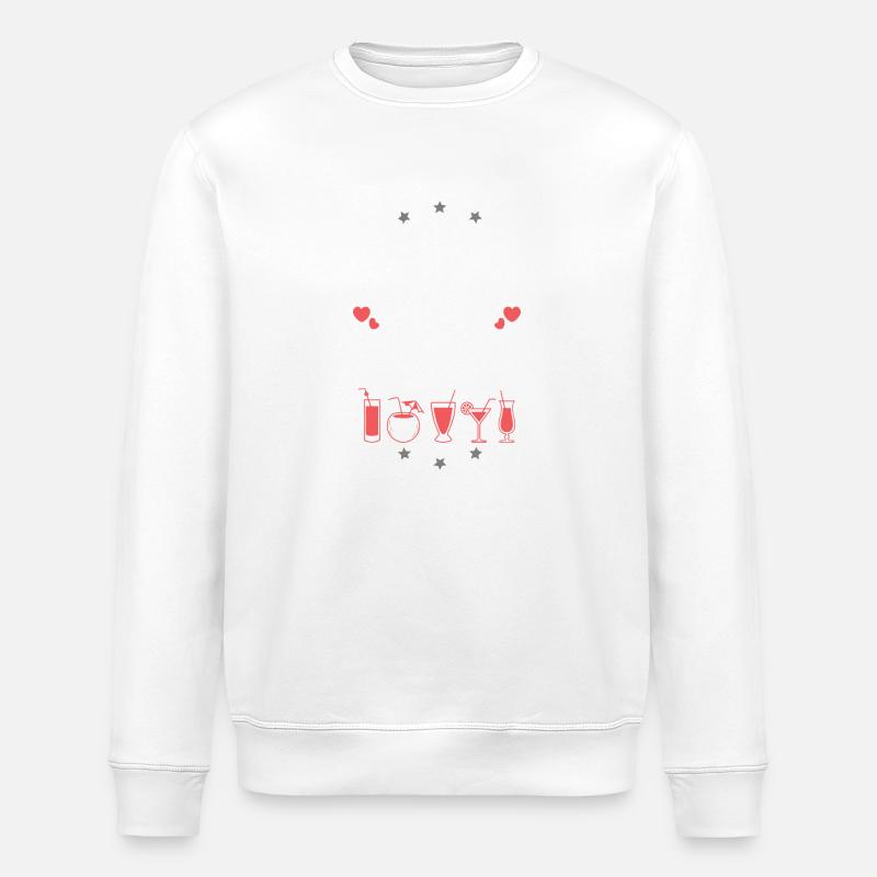 Ibiza Drinking Team - Stanley/Stella Unisex Bio-Sweatshirt ROLLER - Weiß
