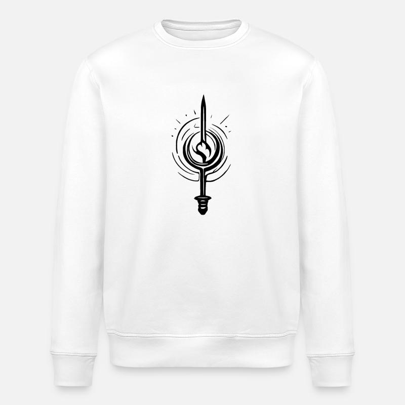 Blade Echo - Stanley/Stella ROLLER Unisex Organic Sweatshirt - white