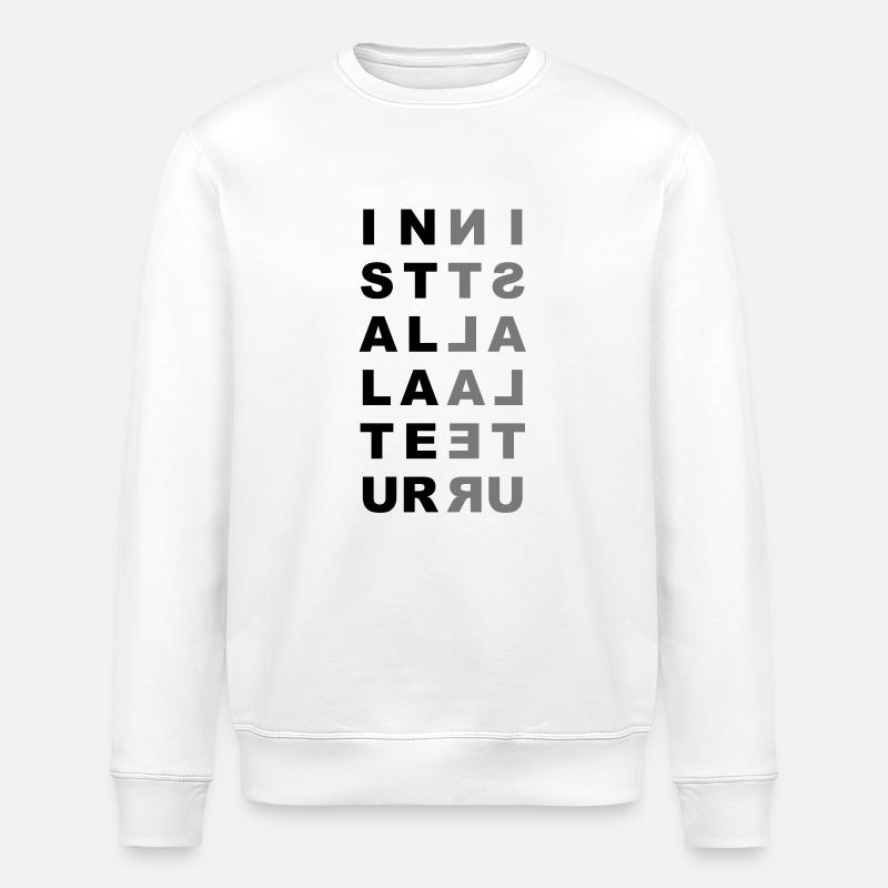 Installer - V2 - Sweat bio ROLLER Stanley/Stella Unisexe - blanc