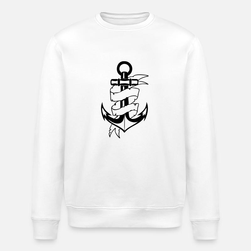 Anker-Banner - Stanley/Stella Unisex Bio-Sweatshirt ROLLER - Weiß