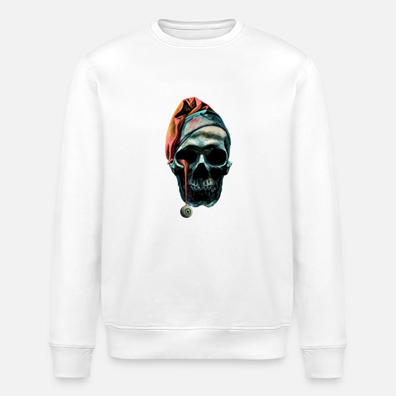 AUGAPFEL - Stanley/Stella Unisex Bio-Sweatshirt ROLLER - Weiß