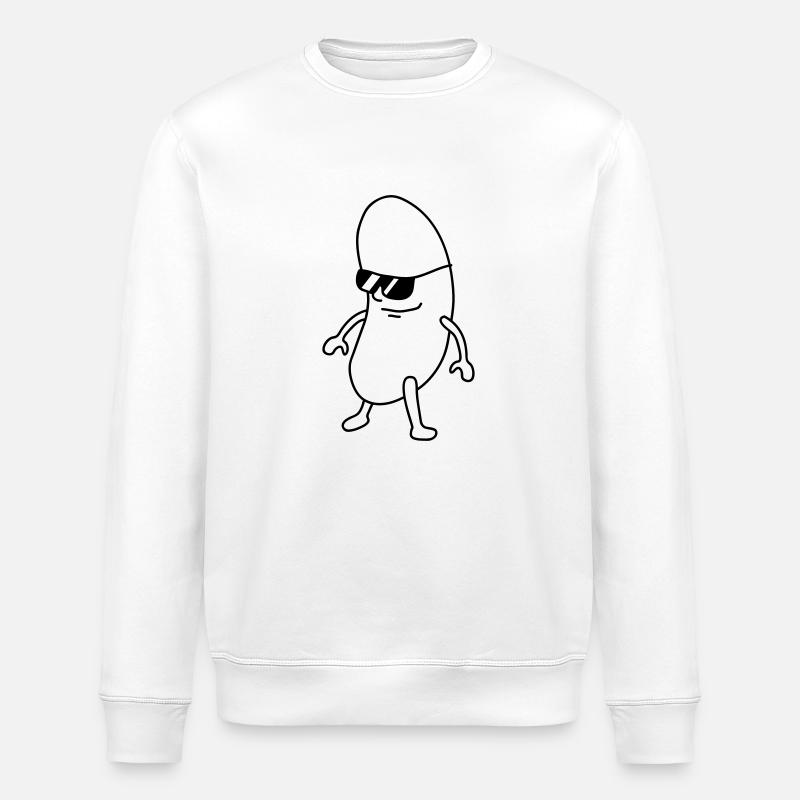 Cool Bean - Sweat bio ROLLER Stanley/Stella Unisexe - blanc