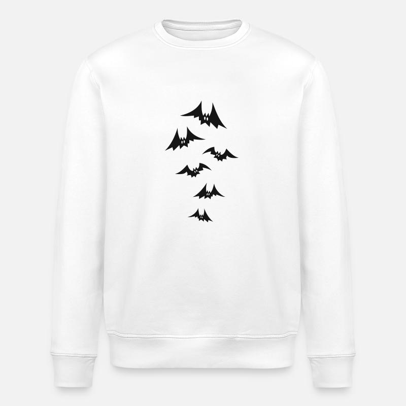 bats - Stanley/Stella Unisex Bio-Sweatshirt ROLLER - Weiß