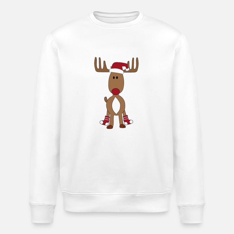 Weihnachten - Stanley/Stella Unisex Bio-Sweatshirt ROLLER - Weiß